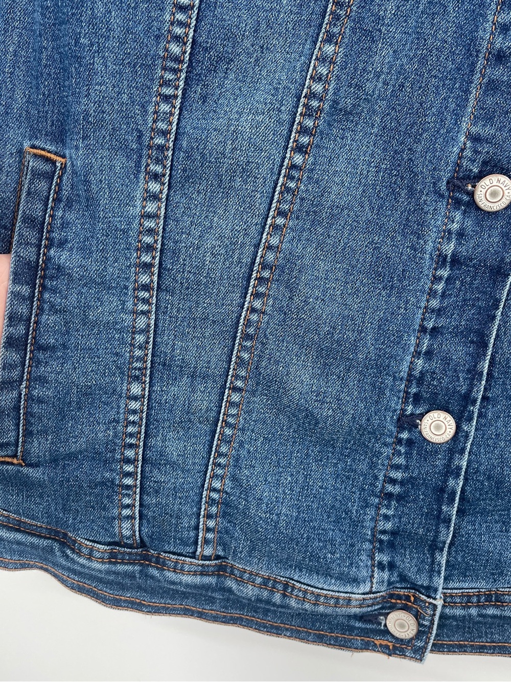 Old Navy Classic Blue Denim Jacket - Picture 4 of 11
